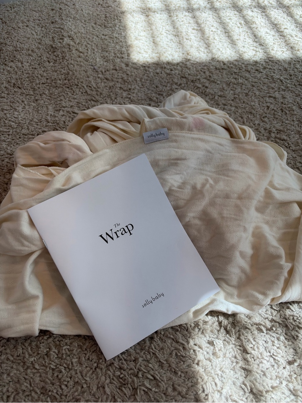 solly baby Cream Pointelle Nursing Wrap - Lightweight Multi-Purpose Wrap
